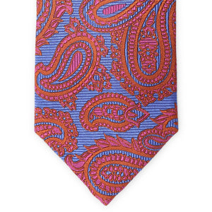 Paisley: Tie - Blue/Pink