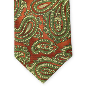 Paisley: Tie - Orange/Yellow