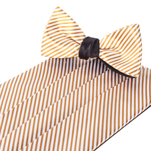 Goldfinger Cummerbund and Bow Tie Set Cummerbund Sets - Collared Greens American Made