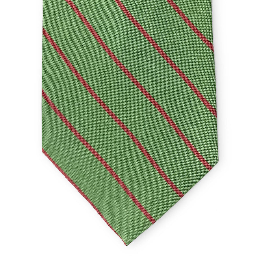 Thin Stripes: Tie - Green
