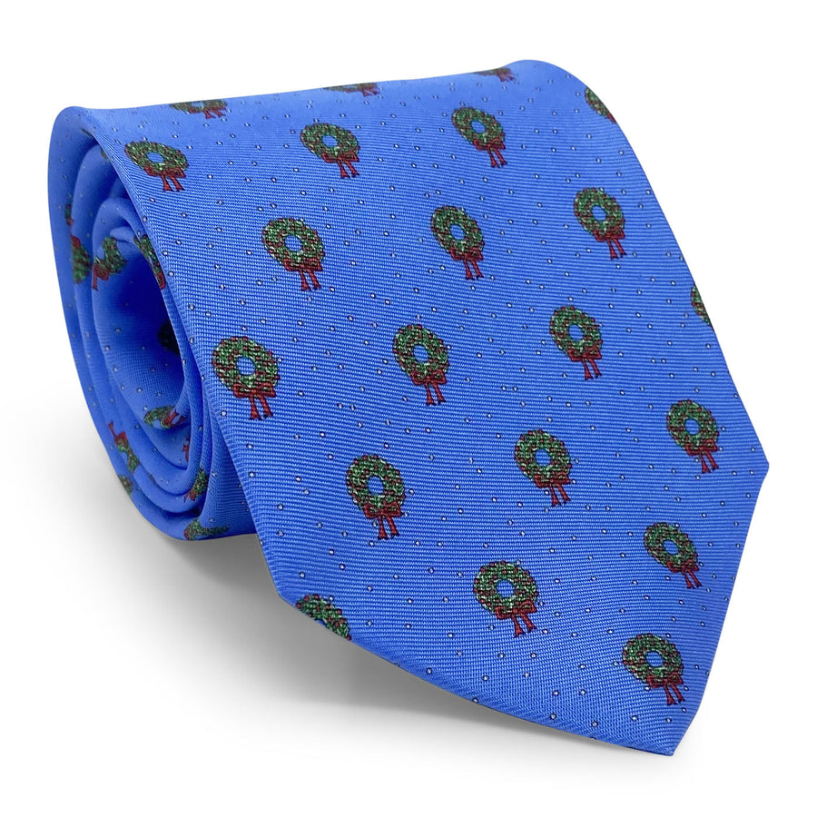 Wreaths: Tie - Blue