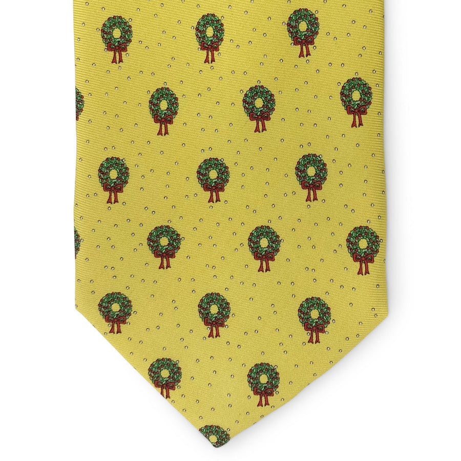 Wreaths: Tie - Yellow
