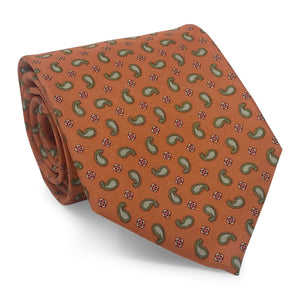 Fall Pine: Tie - Orange