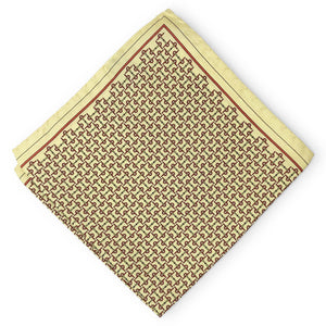 Horsebit: Silk Pocket Square - Yellow