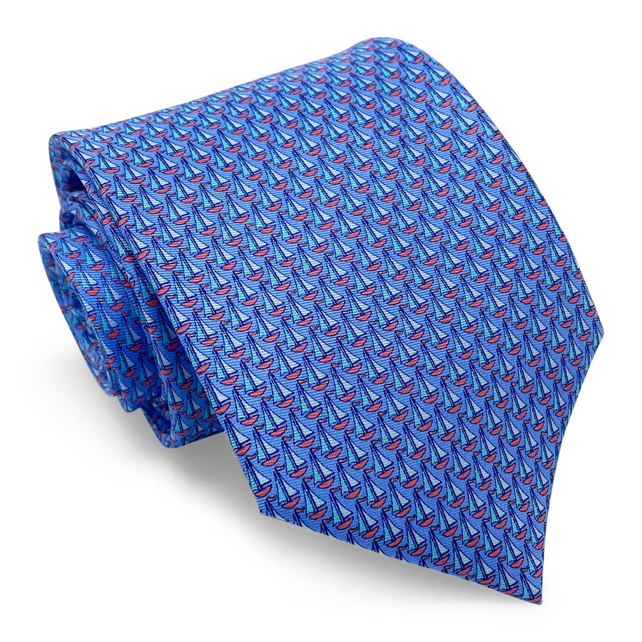 Sail Away: Tie - Blue