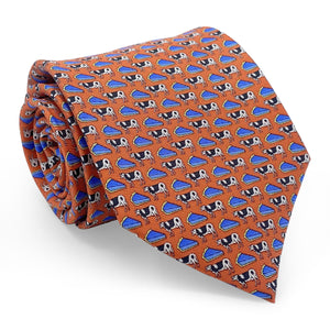 Cow Pie: Tie - Orange