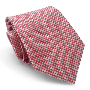 Houndstooth: Tie - Red/White