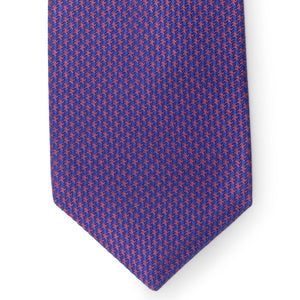 Houndstooth: Tie - Blue/Pink