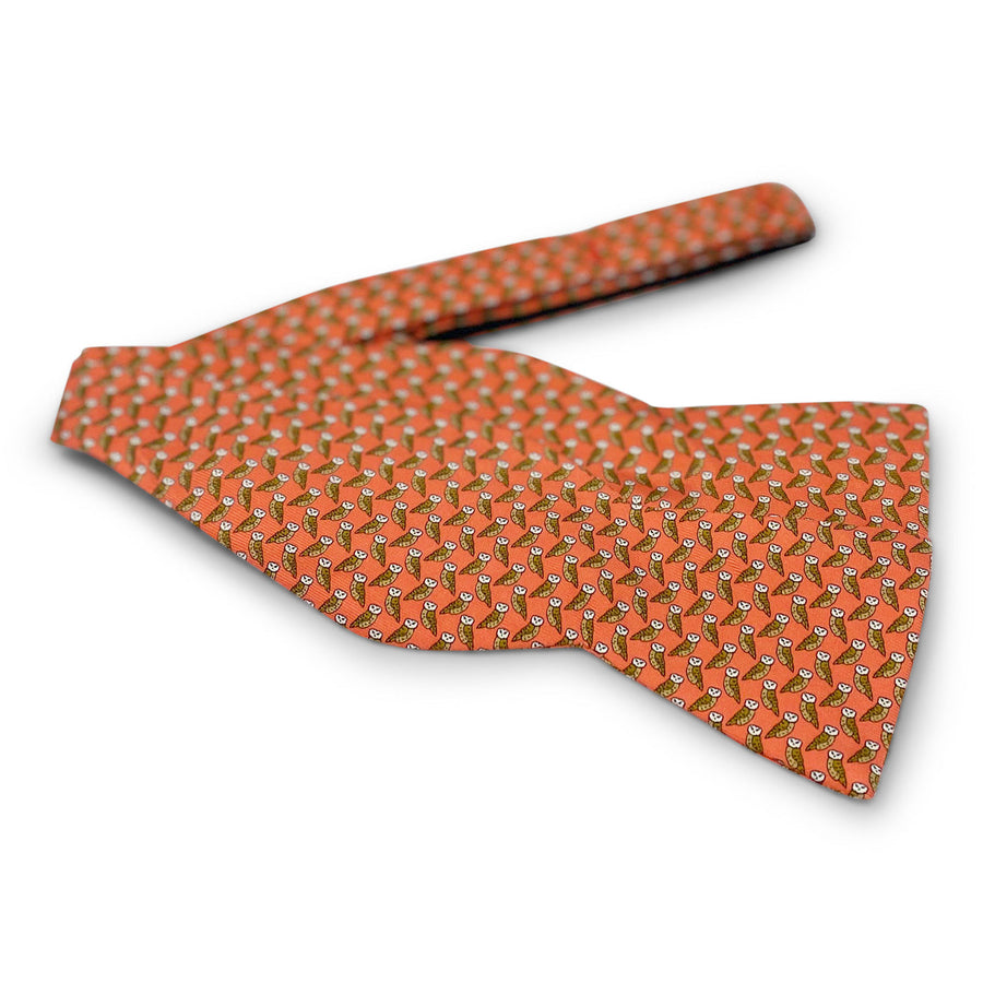 Owls: Bow - Coral