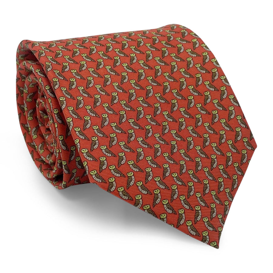 Owls: Tie - Red