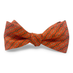 Snafflebit Stripe: Bow - Orange