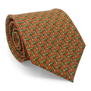 Shotgun Shell Pattern: Tie - Orange