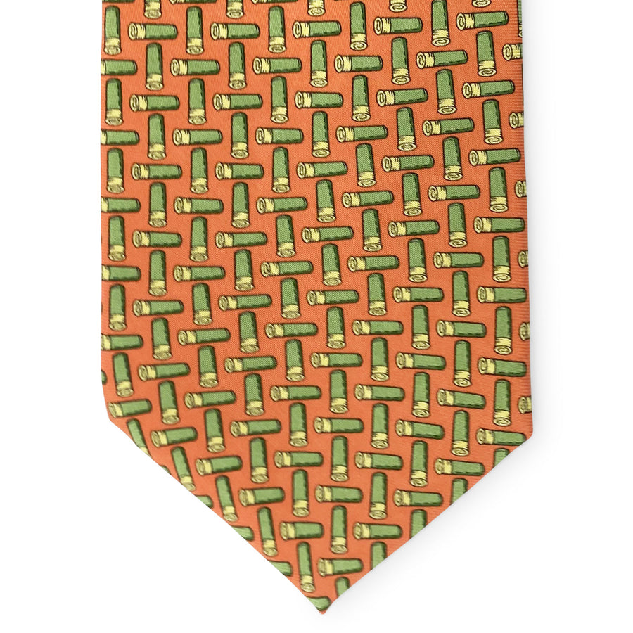 Shotgun Shell Pattern: Tie - Orange