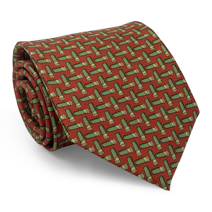 Shotgun Shell Pattern: Tie - Coral