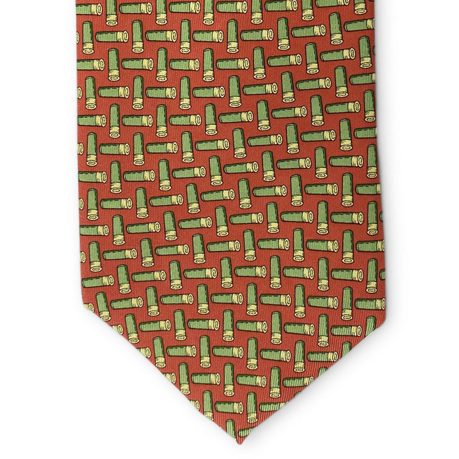 Shotgun Shell Pattern: Tie - Coral