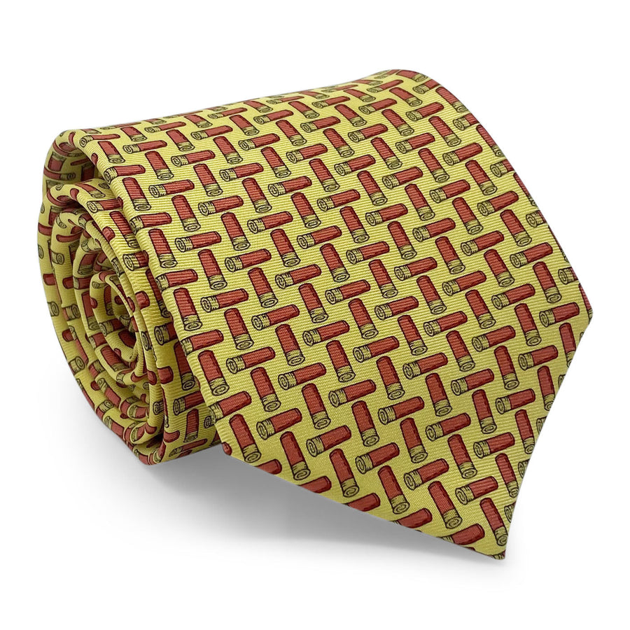 Shotgun Shell Pattern: Tie - Yellow