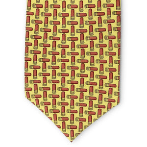 Shotgun Shell Pattern: Tie - Yellow