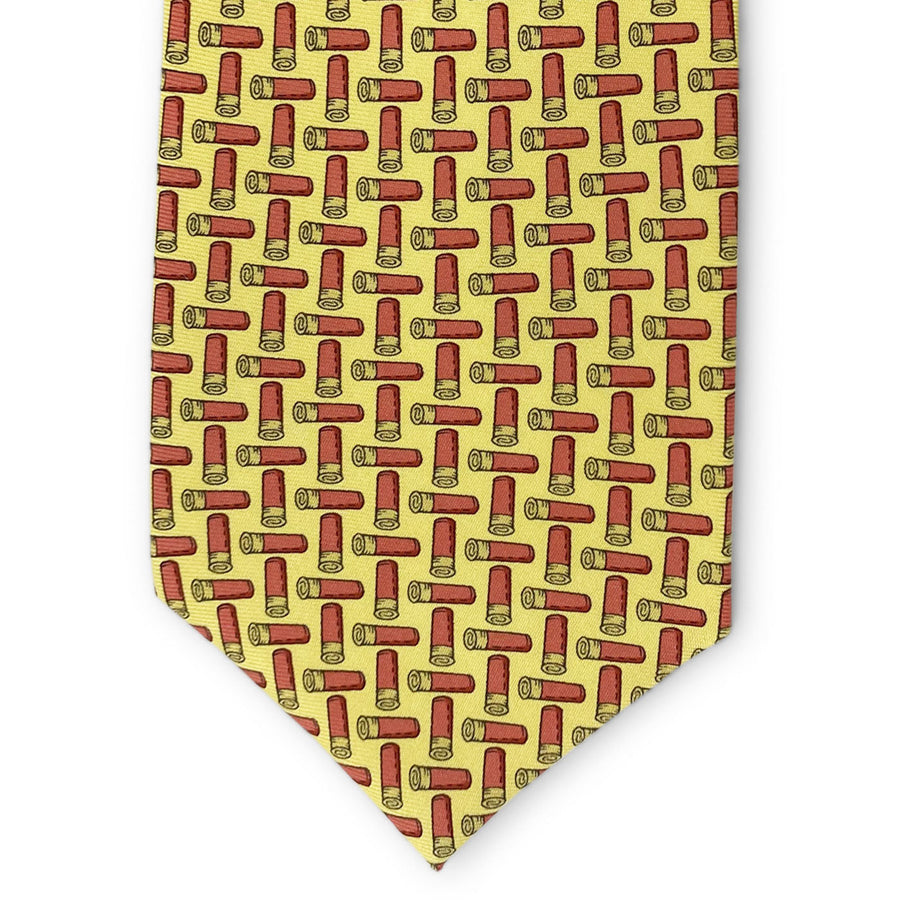 Shotgun Shell Pattern: Tie - Yellow