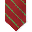 Load image into Gallery viewer, Single Stripe Repp: Tie - Red/Green
