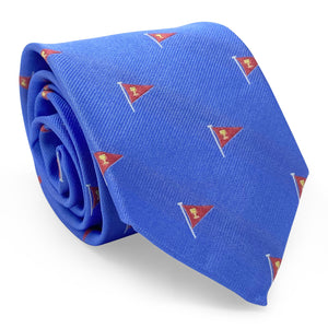 Cocktail Burgee: Tie - Blue