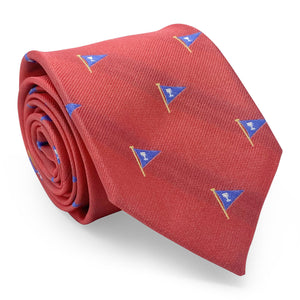 Cocktail Burgee: Tie - Coral