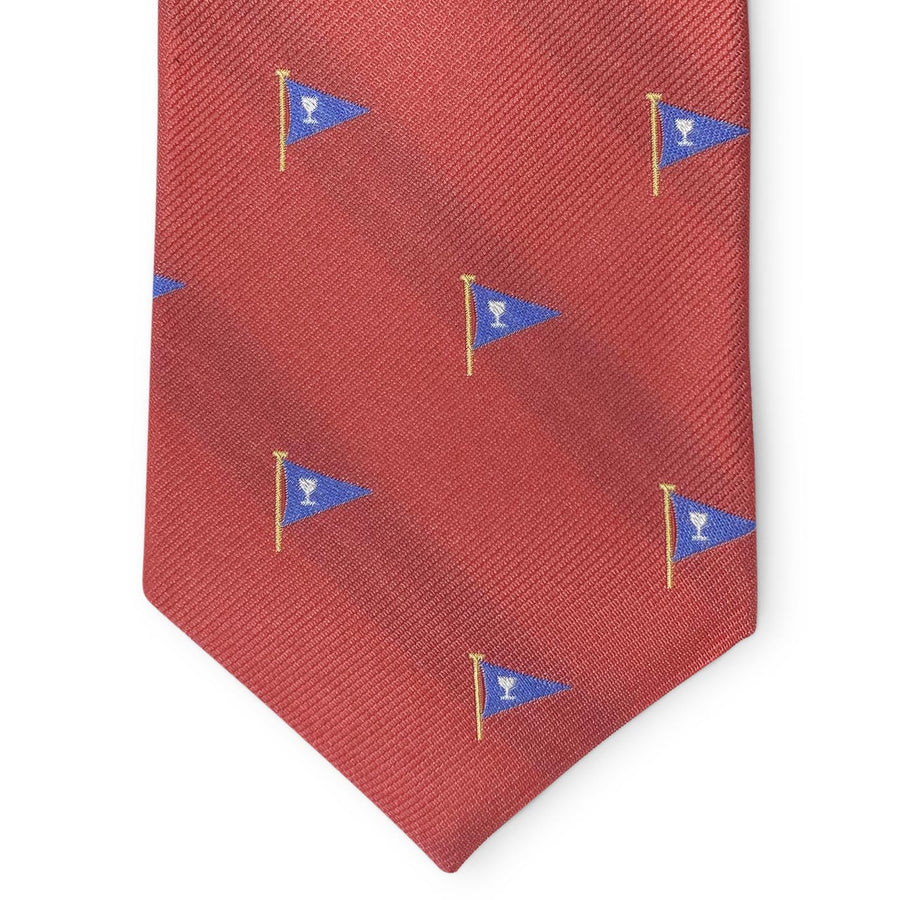 Cocktail Burgee: Tie - Coral