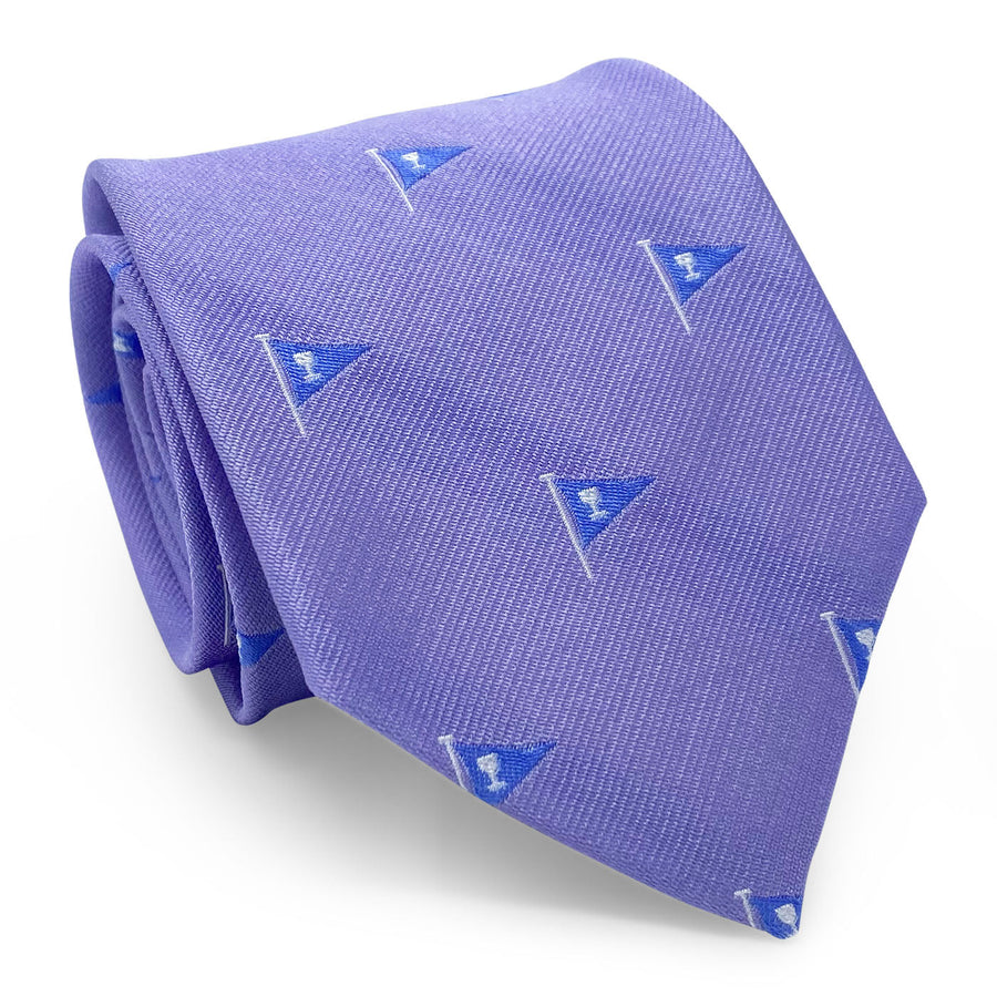 Cocktail Burgee: Tie - Purple