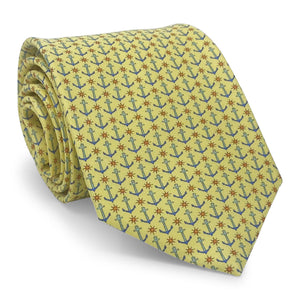 Compass Rose: Tie - Yellow