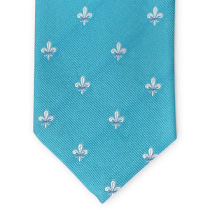 Fleur de Lis: Tie - Aqua