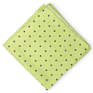 Grace Bay: Silk Pocket Square - Lime