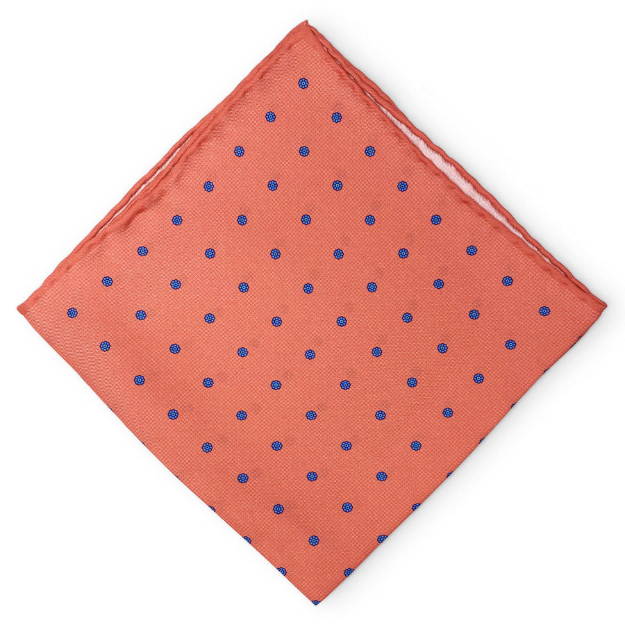 Grace Bay: Silk Pocket Square - Red