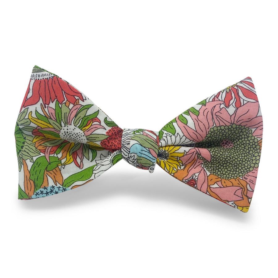 Liberty Caversham: Bow - Coral/Green