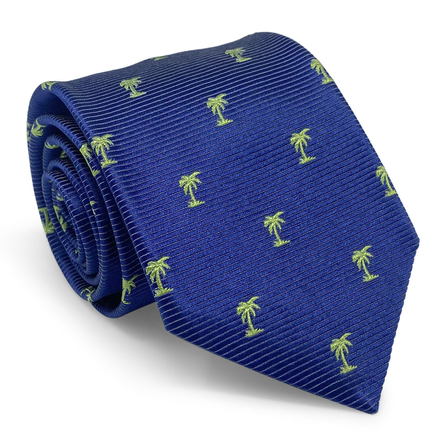 Palms: Tie - Navy