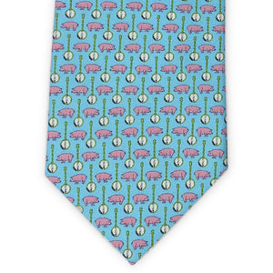 Pig Pickin': Tie - Aqua