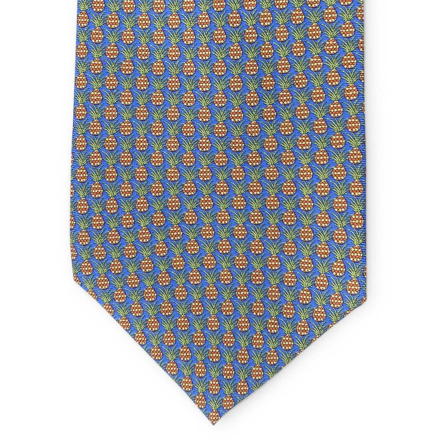 Pineapples: Tie - Blue