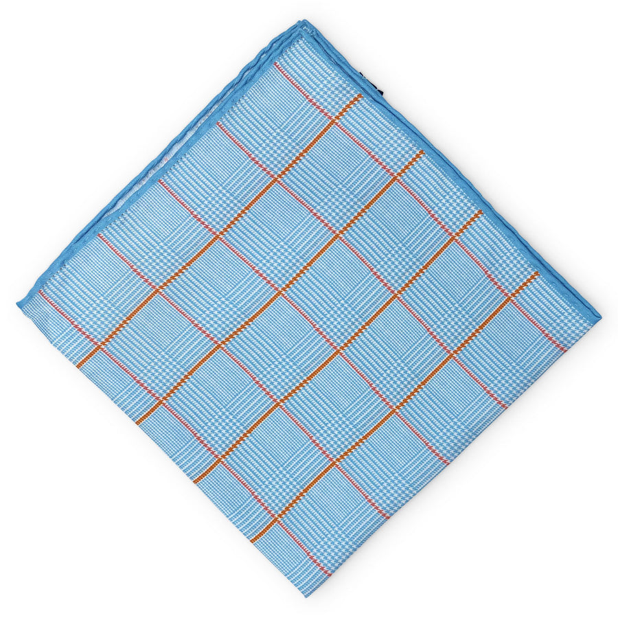 South Shore: Silk Pocket Square - Aqua