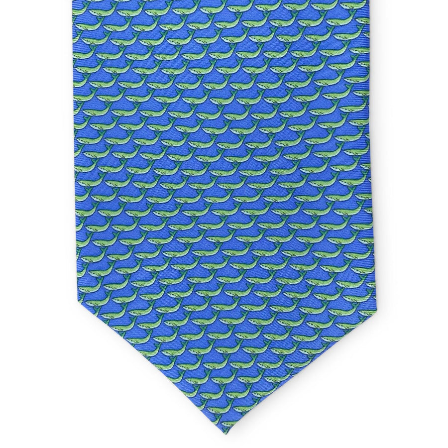 Whales: Tie - Blue