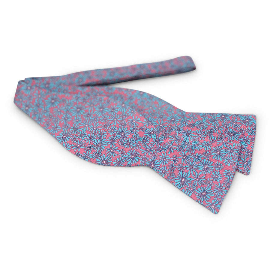 Zinnia: Bow - Pink/Blue