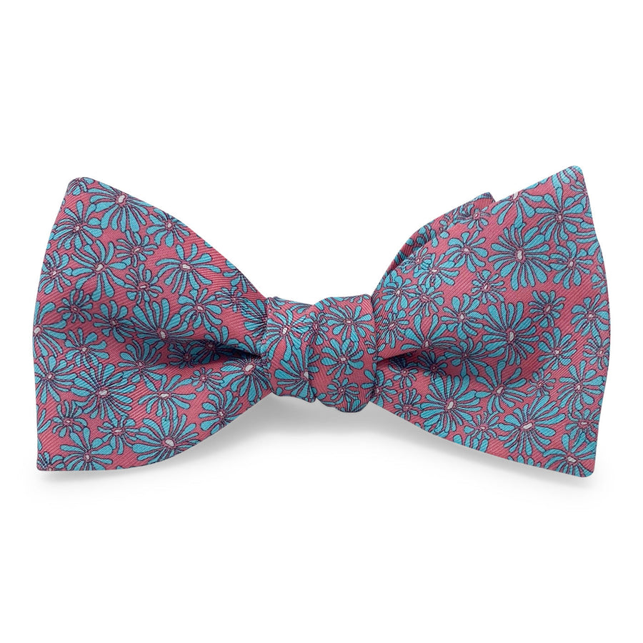 Zinnia: Bow - Pink/Blue