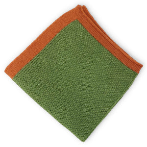 Brunswick: Wool Pocket Square - Green