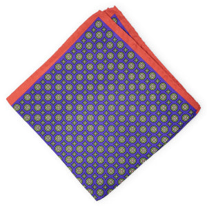 Georgetown: Silk Pocket Square - Purple