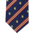 Load image into Gallery viewer, Striped Crest: Tie - Navy
