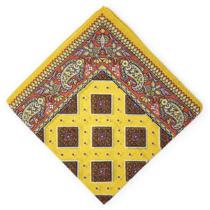 Bandana II: Cotton Pocket Square - Yellow