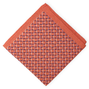 La Quinta: Linen Pocket Square - Red