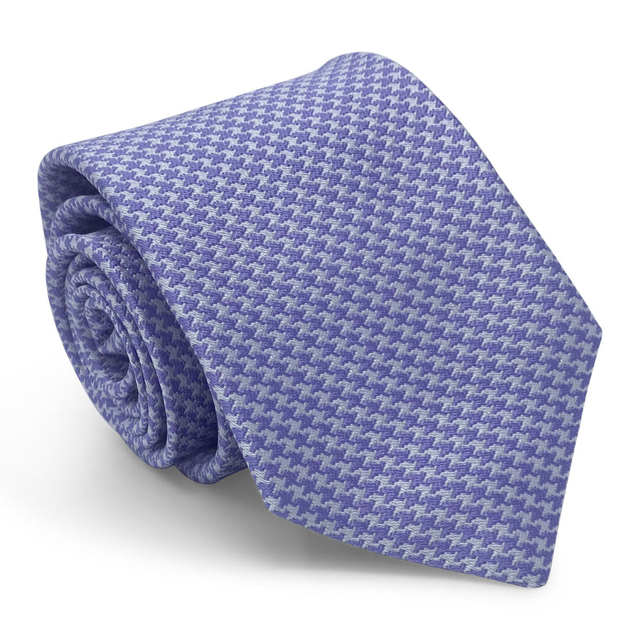 Oxford Houndstooth: Tie - Purple