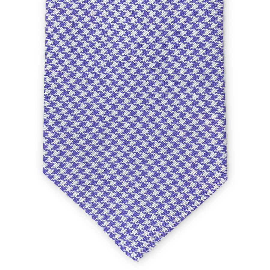 Oxford Houndstooth: Tie - Purple