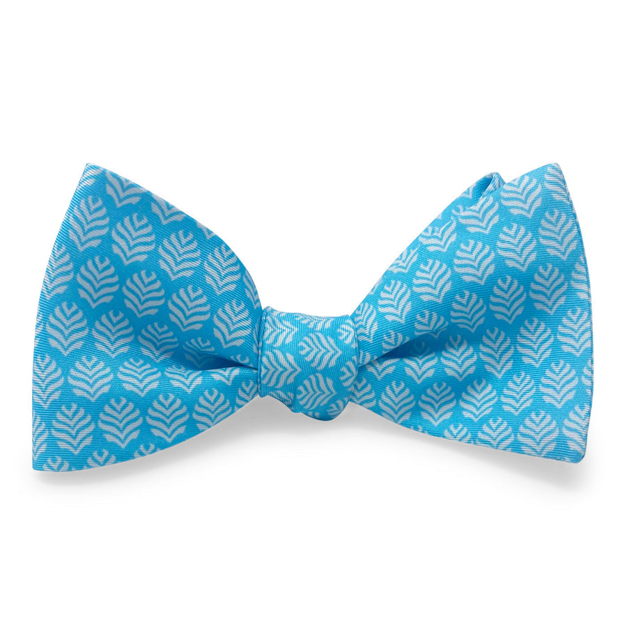 Palm Print: Bow - Aqua