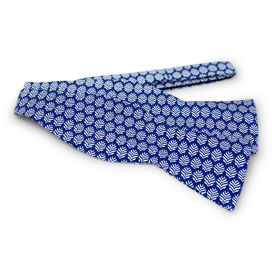 Palm Print: Bow - Navy