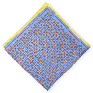 Horsebit: Silk Pocket Square - Blue