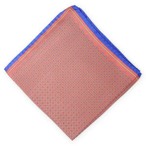 Horsebit: Silk Pocket Square - Coral